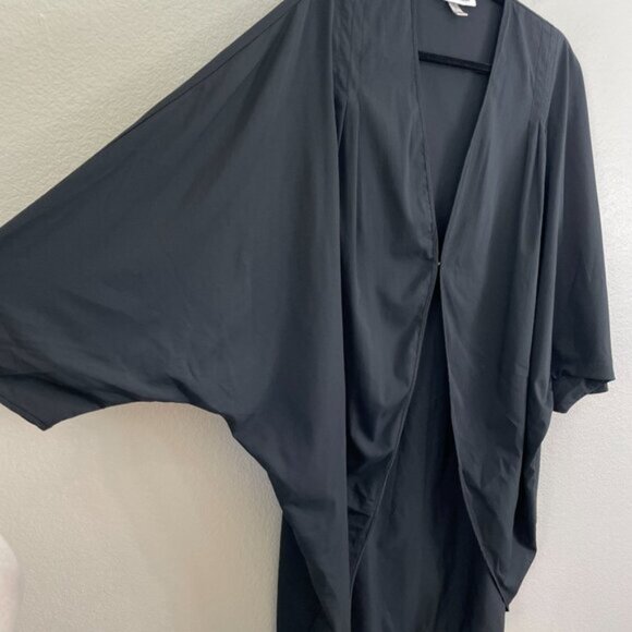 Coolibar Womens Medium UPF 50+ Black Cardigan Kimono Style Lightweight Outdoors - Picture 10 of 11